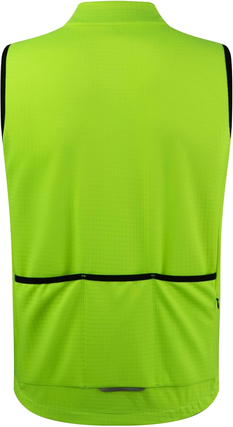 Men's Thermal Fleece Cycling Vest Windproof Waterproof Outerwear Cycling Jersey Bike Gilet Sleeveless Bicycle Jacket - Image 2