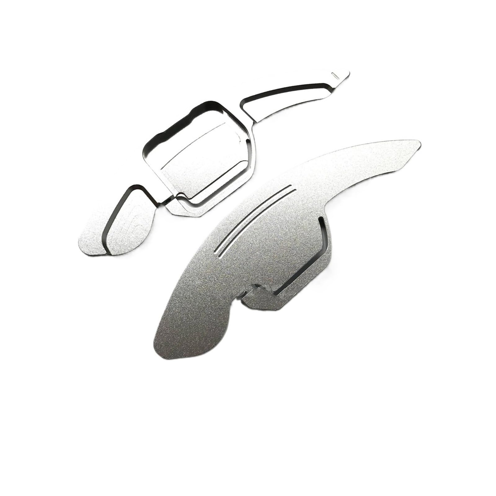 Zhangzhengyao Silver Car Steering Wheel Shifter Paddle For Seat For Leon For Fr For Mk3 For Mk4 For Alhambra For Ateca For Ibiza For 6F Paddle Shift Steering Wheel(Silver)