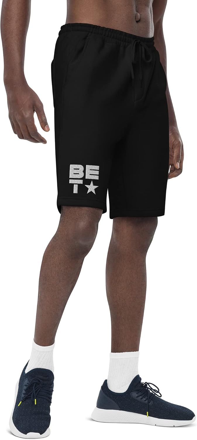 BET Logo Men's Fleece Shorts