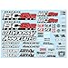 Team Associated RC10SC6.2 Decal Sheet ASC71154 Electric Car/Truck Option Parts