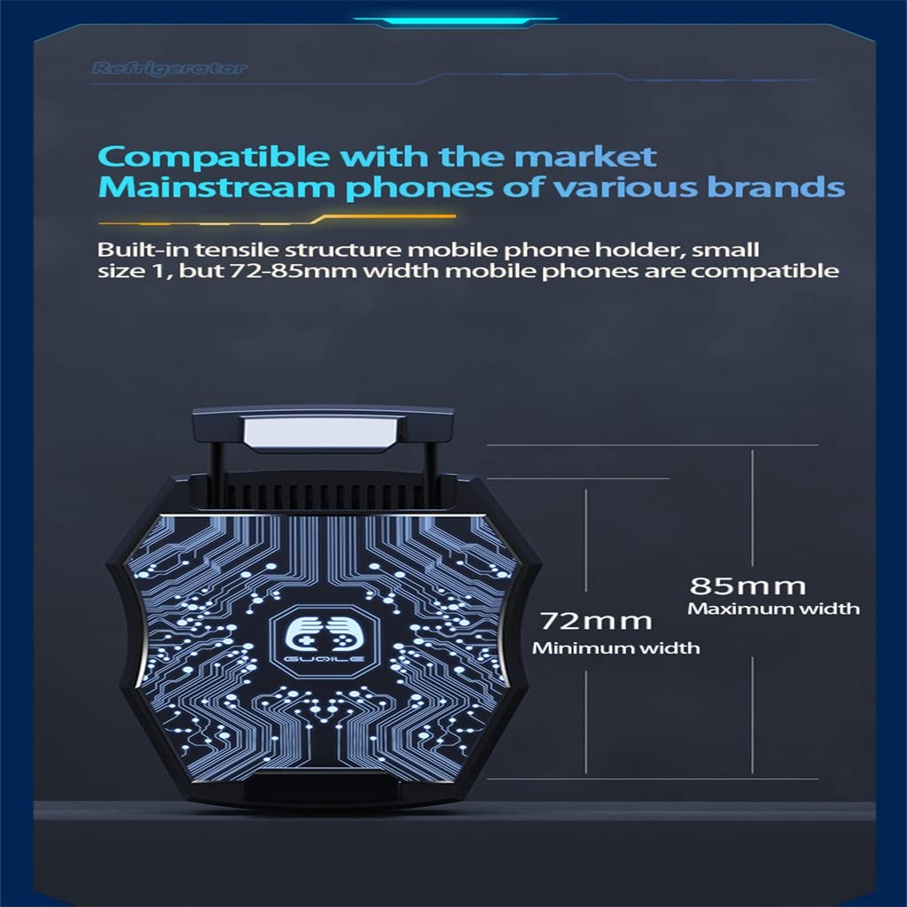 Universal Mobile Phone Radiator Mobile Game Cooling Artifact Portable Fan Holder Heat Sink