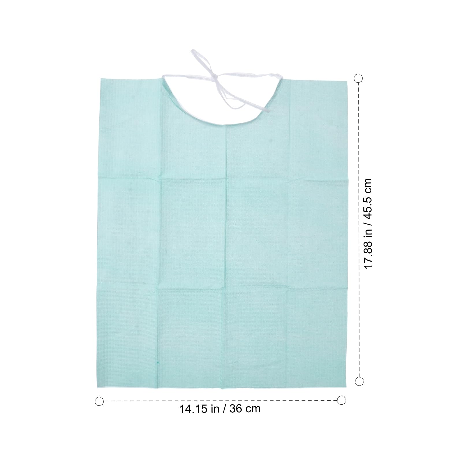 30 Stück Einweg Zahnarzt Lätzchen Aus Holzzellstoffpapier Und Kunststofffolie Wasserdicht Und Absorbierend Ideal Für Dentalanwendungen Himmelblau