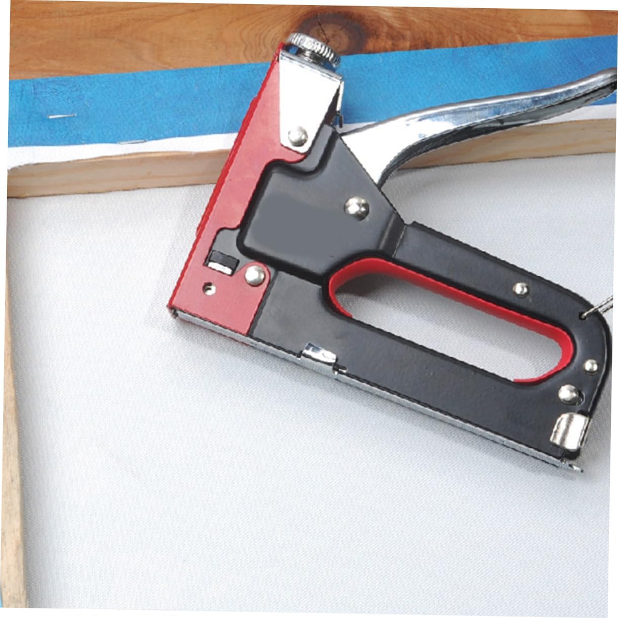 Generic Heavy Duty Handheld Nailer Multi-Function Manual Stapler for Crafts Upholstery Home Projects Ergonomic Design Strong u Shape Nail Compatibility