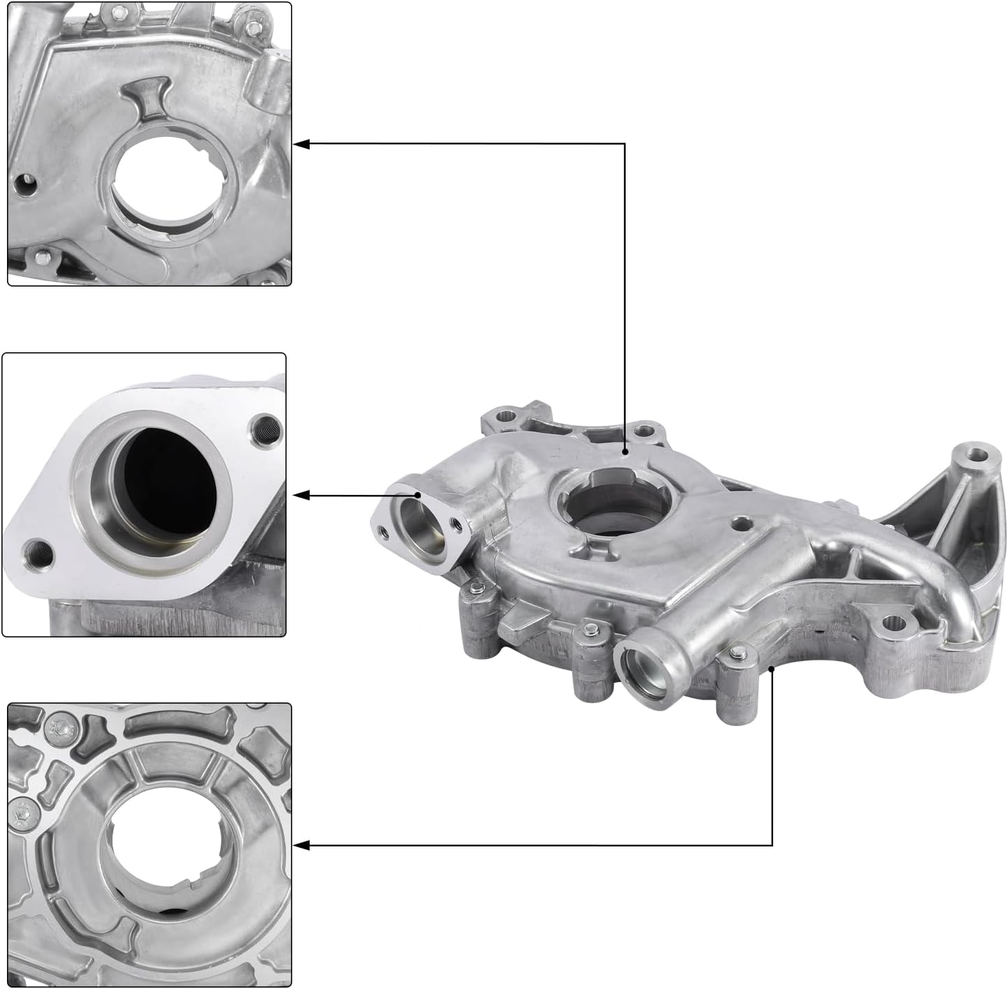 M390HV OP4198 Oil Pump 3.5L 3.7L V6 2007-2023 For Ford Edge Expedition Explorer F150 Flex Fusion Mustang Police Taurus Transit-150 250 350,Replace # 7T4Z6600BA CY0114100 GL3Z6C639A ZZJ114100
