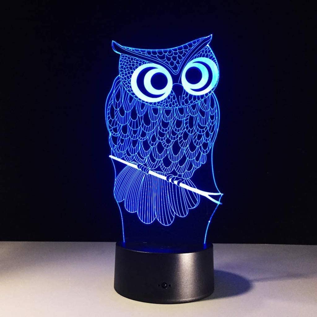 Veilleuse 3D, lampe de chevet pour chambre à coucher, petite lampe de bureau, dortoir d'étudiant, lampe d'alimentation pour bébé