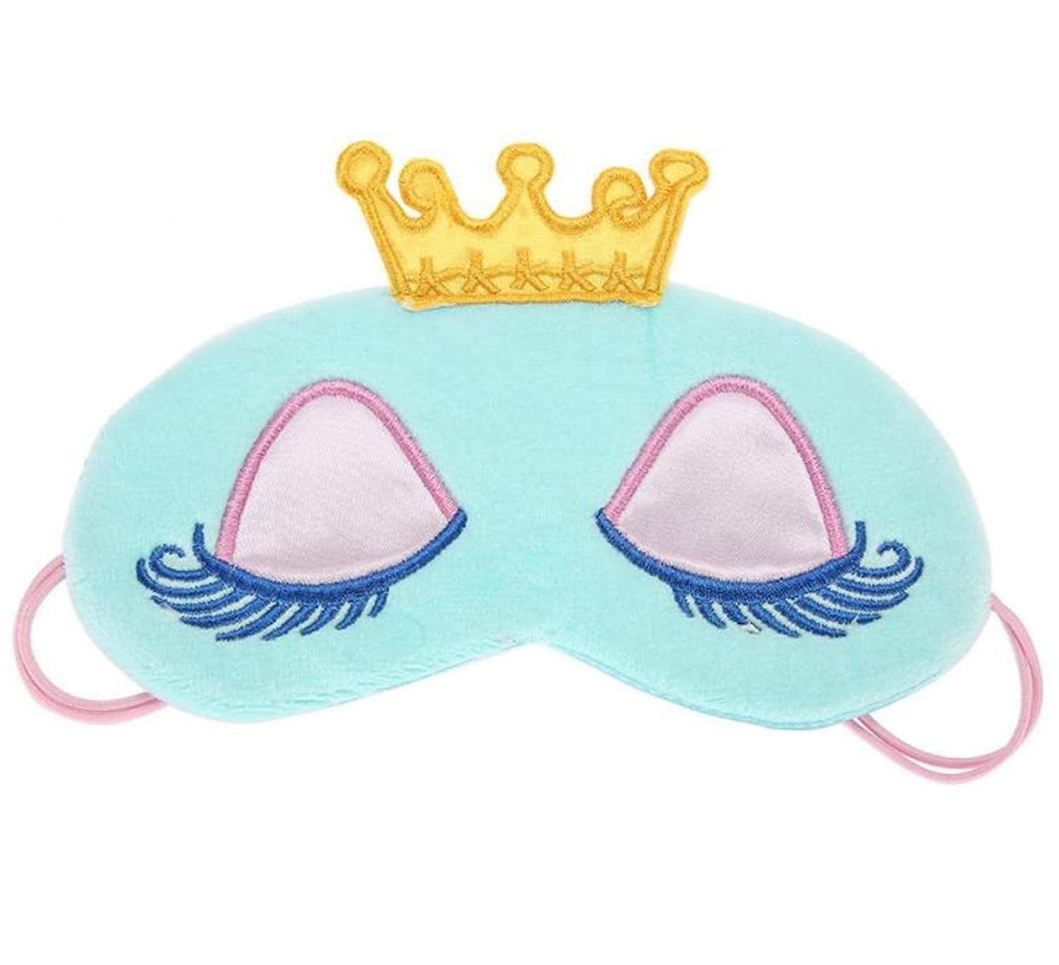 Brain Freezer Beauty Crown Eye Mask for Sleep Eye Mask Comfortable for Women and Men, Blindfold for Travelling, Night Sleeping,Nap Suitable for All Family Members Blue