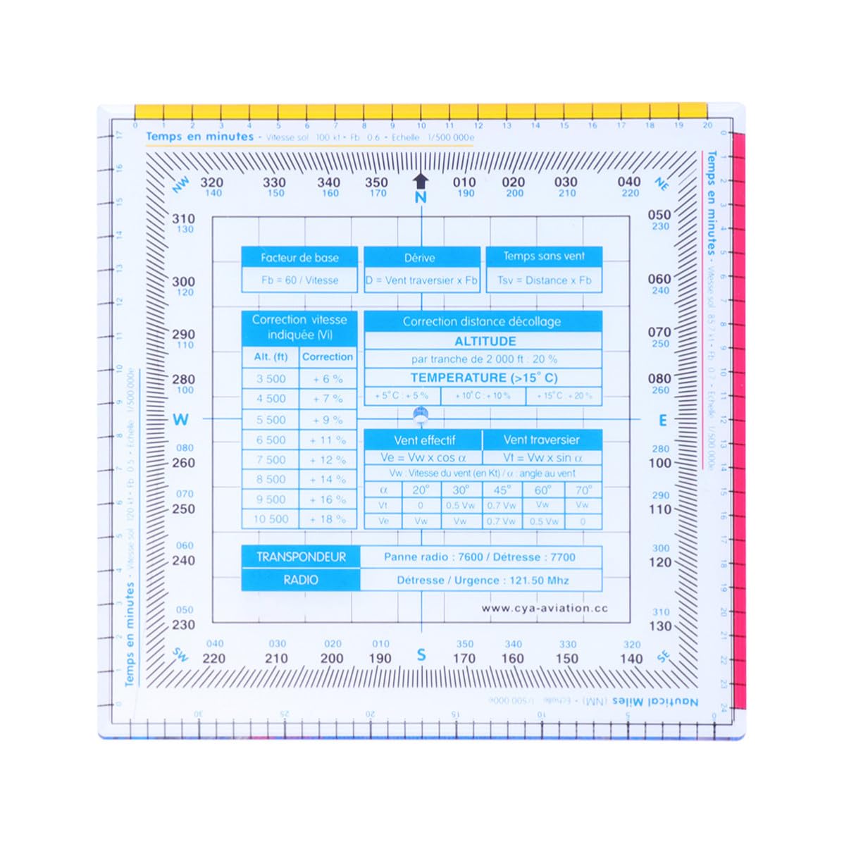 Artibetter Règle de Vol Plastique Carrée Multifonction pour Étudiants et Charpentiers, Dessin D'arcs et Mesure D'épaisseur, Outil Scolaire Pratique et Précis