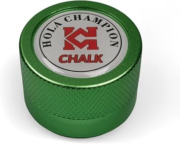 Round Pool Cue Chalk Holder-Portable Cue Chalk Holder for Billiard Cue Snooker Accessory 1, Holder-Green