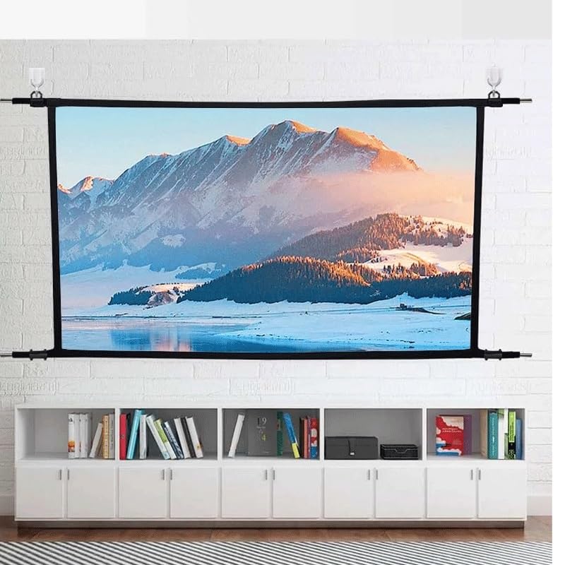 Pantalla de proyección portátil plegable 150 pulgadas miniatura 3