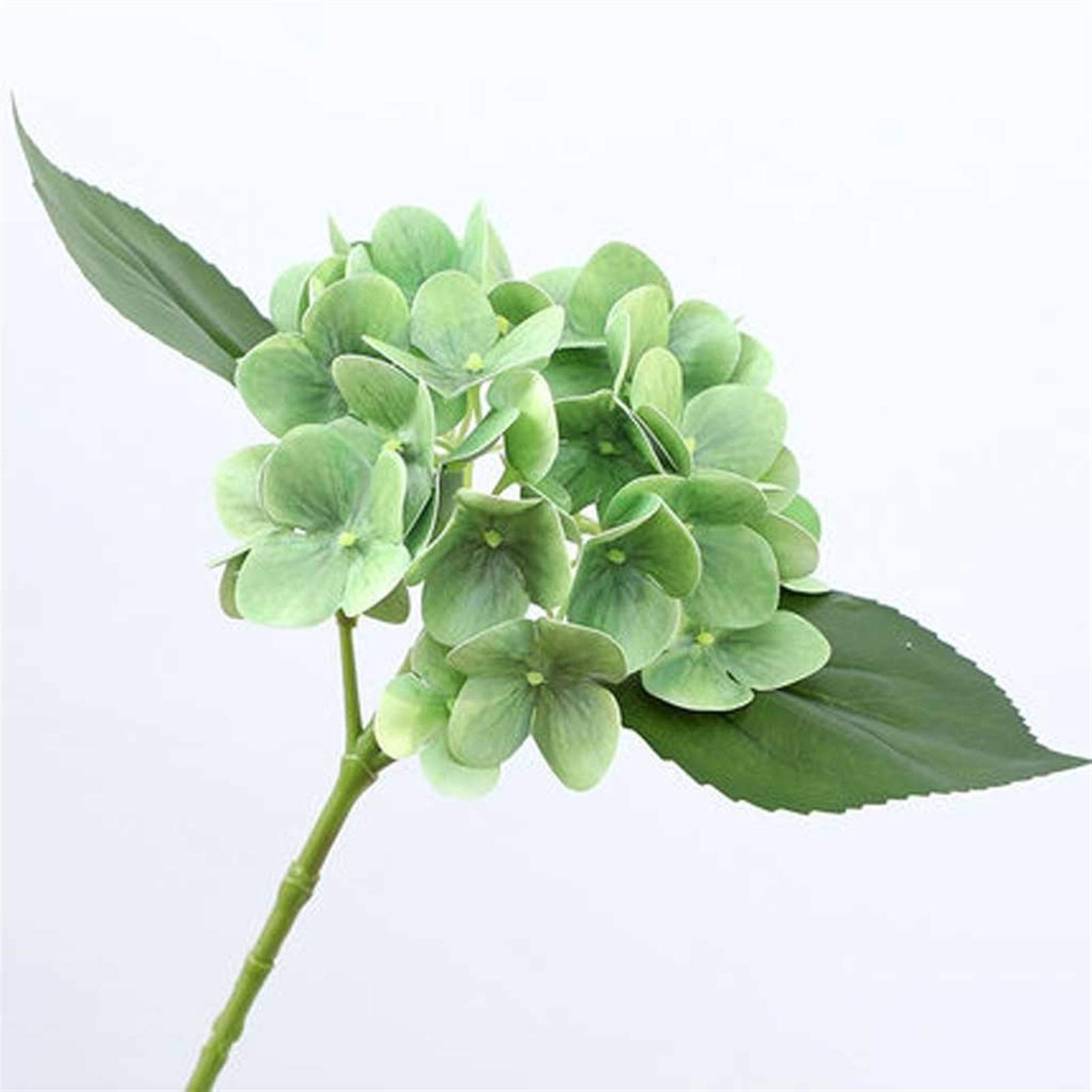 Hydrangea artificiel en soie et plastique fleur fausse pour vase D