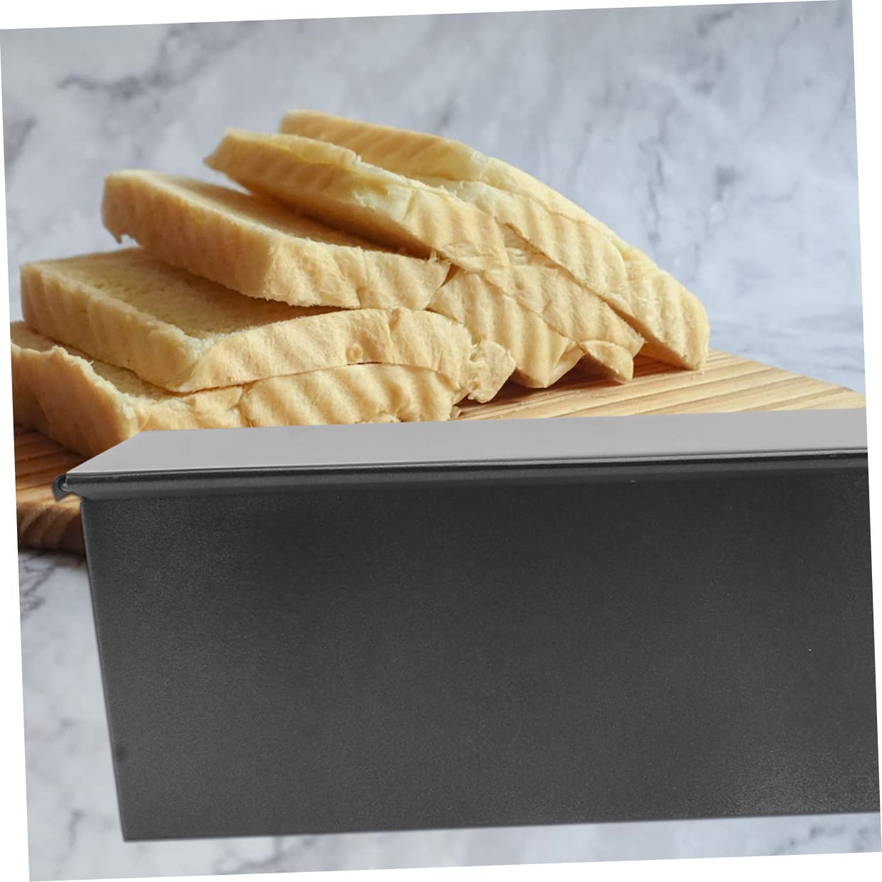 IMIKEYA Antihaft Toastbackform aus Eisen für Zuhause, Schwarz