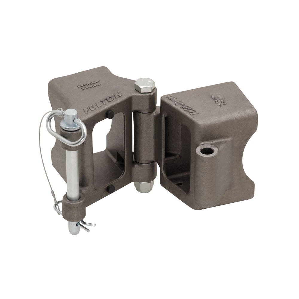 Fulton HDPW350300 Fold-Away™ Hinge Kit, Weld On, 9,000 lbs. Capacity, 3 in. x 5 in, Silver