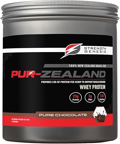 Miniatura 2 de Strength Genesis Pur Zealander Proteína de suero alimentada con pasto (chocolate)