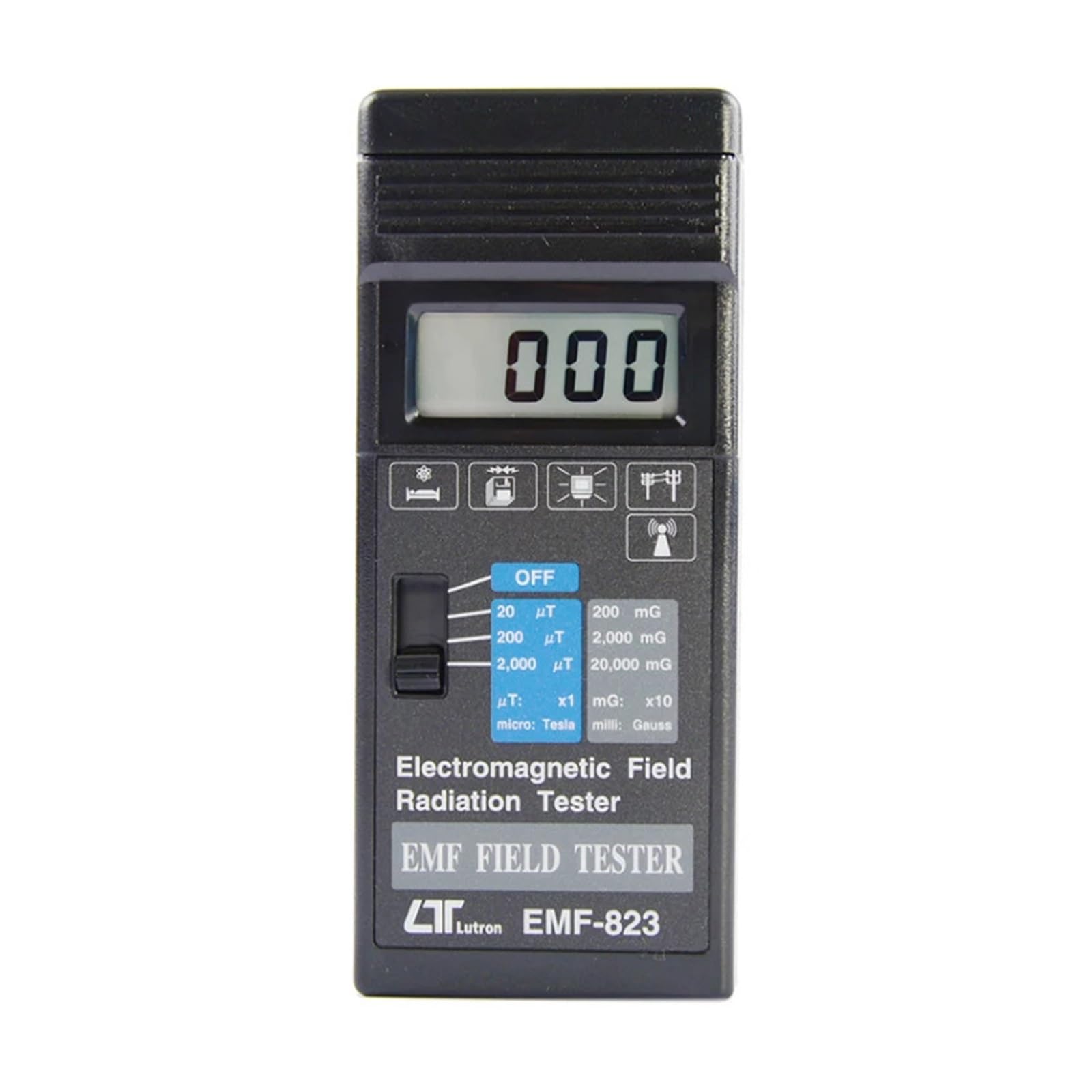 EMF-823 EMF823 Electromagnetic Field Tester EMF Meter Gauss Hertzian