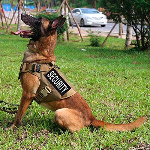 Reflektierende Security Klett Aufnäher Set Klettsticker Reflektorband Klettsticker Security Nachtsichtbarkeit Security Nylon Hook Loop Patch für Vest Tactical Hundegeschirr Weste Kragen, 2 Patches