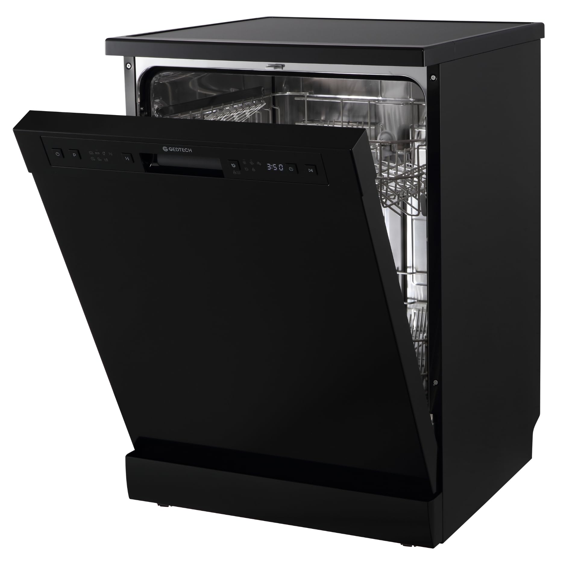 GEDTECH GLV1249 - Lavavajillas, 12 cubiertos, 49 dB (Black)
