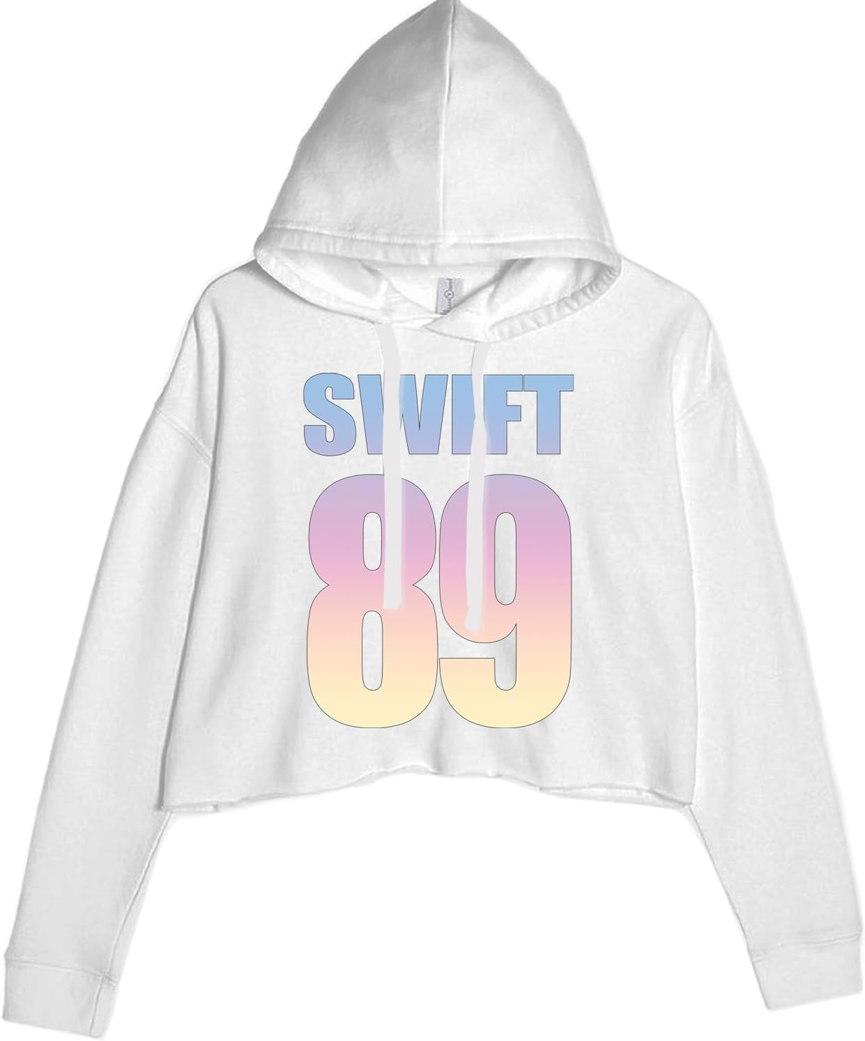 Lover Era Swift 89 Birth Year Music Fan Cropped Fleece Hoodie, Soft & Cozy, Trendy Fit