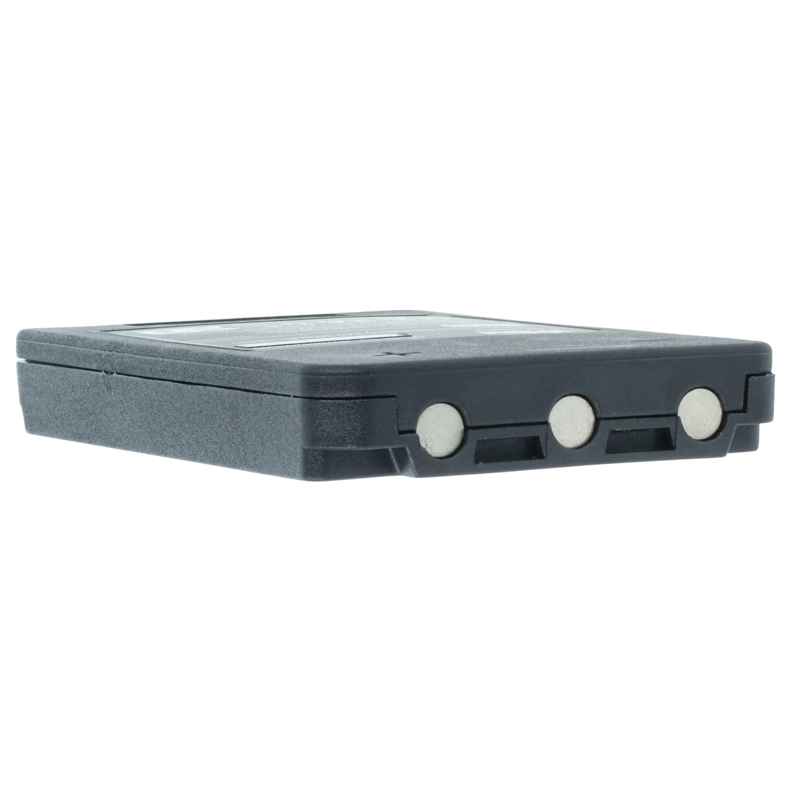 vhbw 5x batteria sostituisce Autec MHM03, LPM01LI, LPM01, R0BATT00E10A0 per Radiocomando Industriale, Telecomando (500mAh, 3,6V, NiMH) - Nero