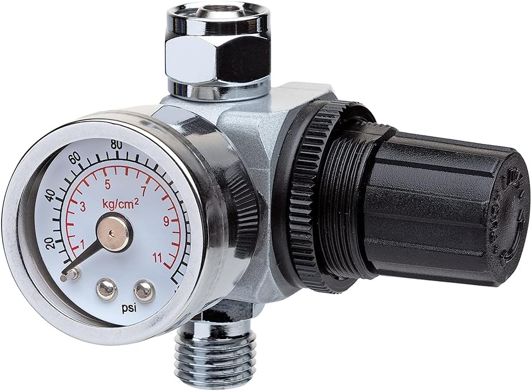 Eastwood Elite Stainless Steel Paint Gun Body Air Regulator