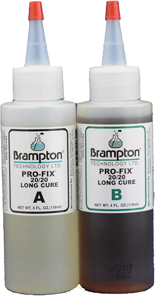 Brampton Epoxy PRO-FIX 20/20 Long Cure - Golf Club Repair, 8 Ounces