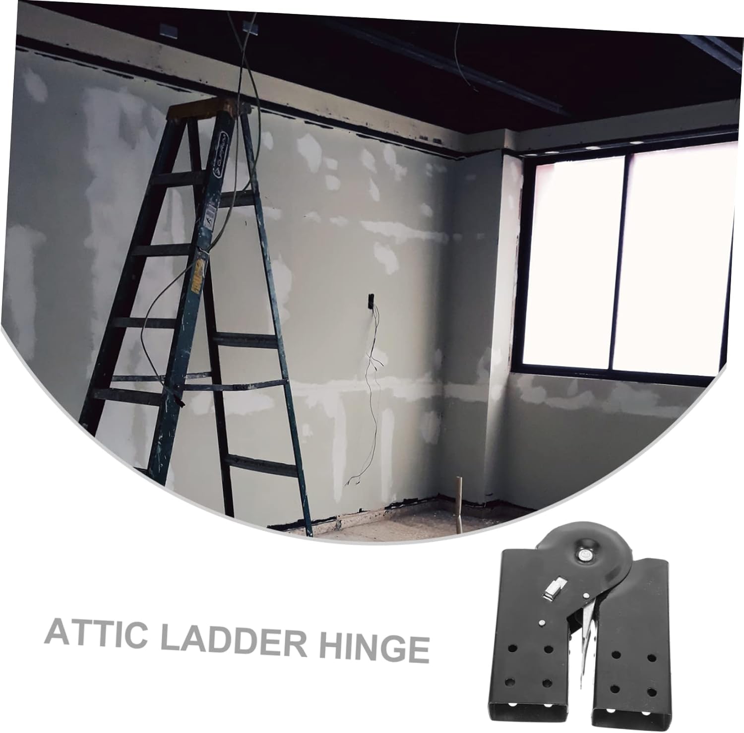 DOITOOL 4pcs Heavy Duty Step Ladder Hinge Soft Closing Design for Attic Ladder Accessories