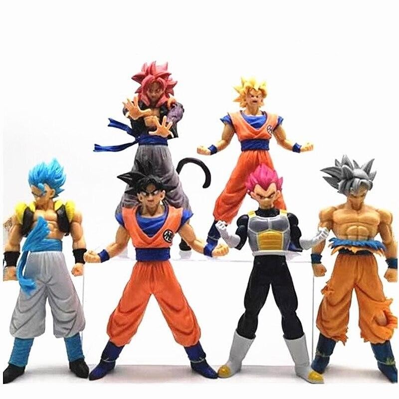 Image of DBZ Action Figure Set, 6 Pieces, 18cm,
