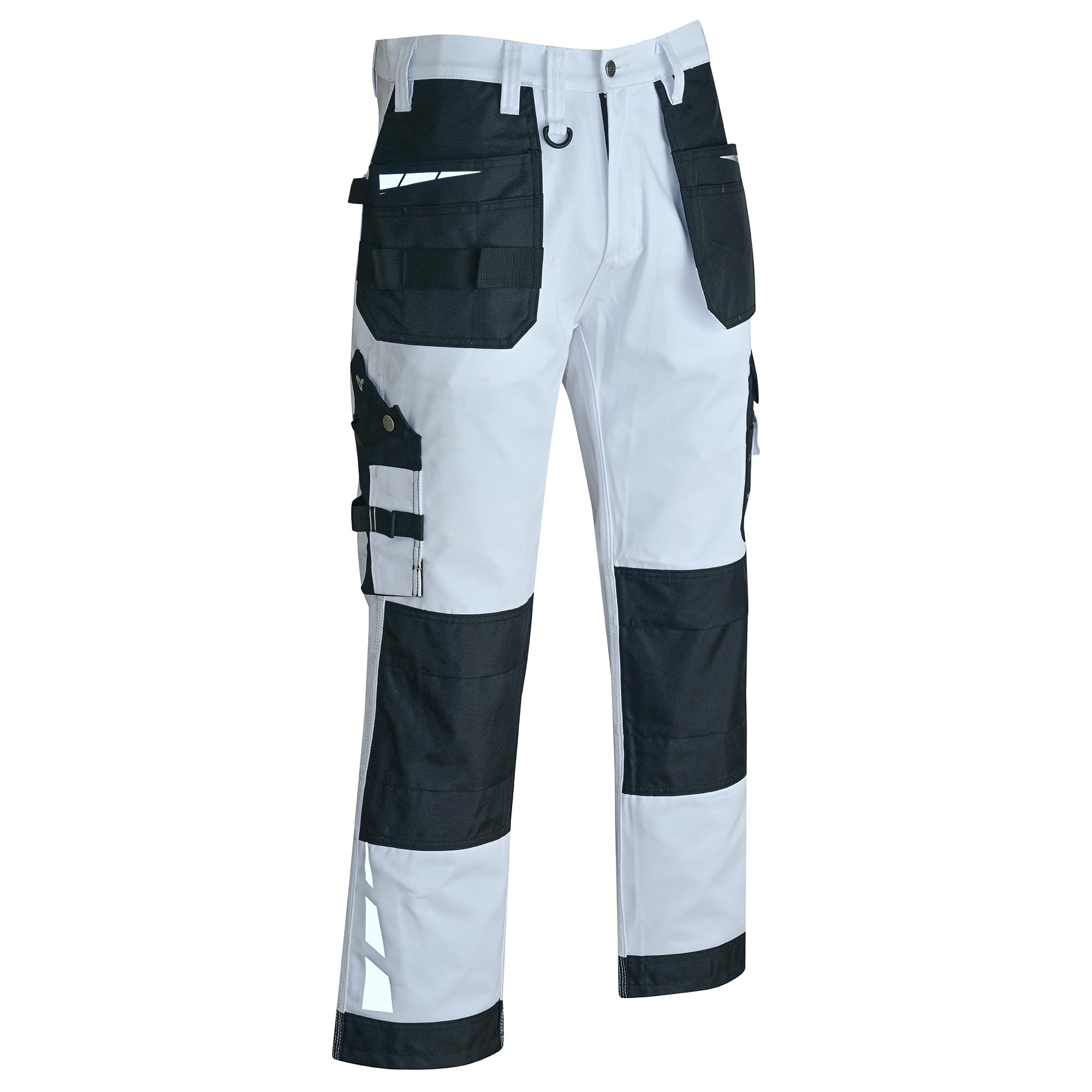 MS9 Men's Work Pants Casual Tactical Trousers Jeans with Holster Pockets