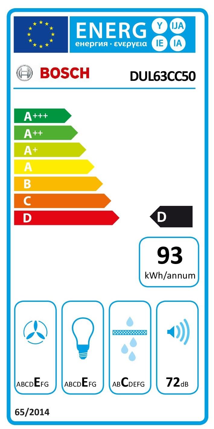 Bosch DUL63CC50 Serie 4 Unterbauhaube 60 cm Umluft Abluft LED Edelstahl