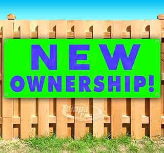 New Ownership Banner 13 oz | Non-Fabric | Heavy-Duty Vinyl Single-Sided with Metal Grommets