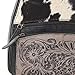 Merbaa Sunset Serenade Sling Cowhide Hair on Crossbody Bag - Hand Tooled Unisex Sling Backpack