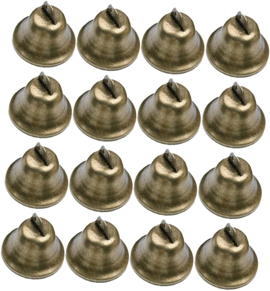 LALAFINA 48pcs Christmas Bells Craft Bells for Tree Dog Collar Accessory Jingle Home Decorations