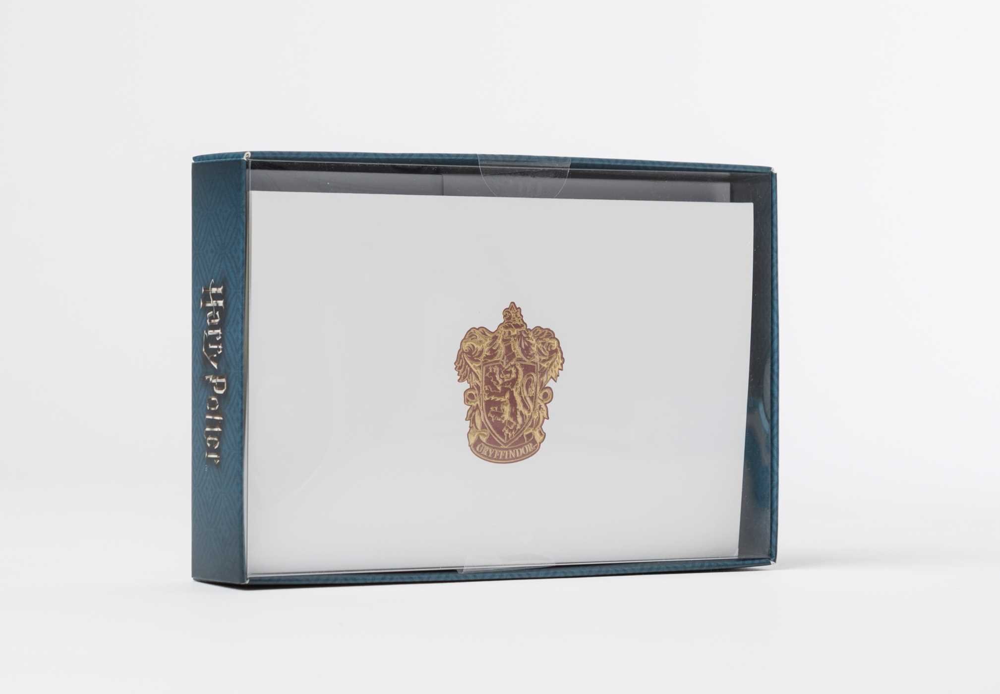 Cartes de note Gryffindor Crest coffret cadeau Harry Potter pour fans de papeterie