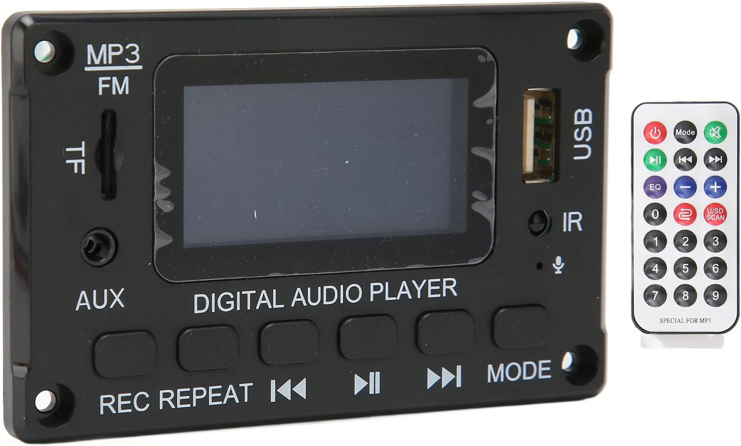 Bluetooth Audio Decoder Board,Audio Module APE FLAC WAV WMA MP3 FLAC Lossless Format Decoder Board Module,LCD Screen Display Multifunctional Car MP3 Decoder Board for Car