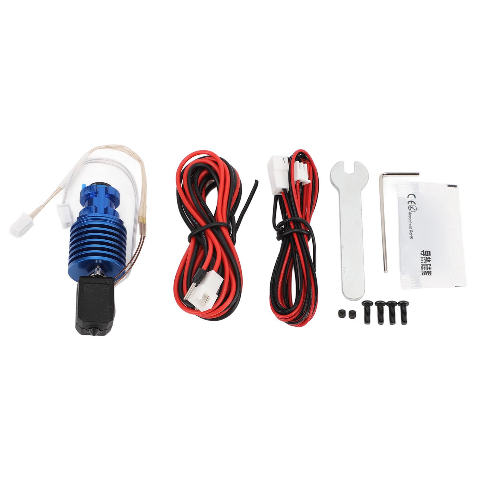 Kit Hotend Interamente in Metallo per Ender 3, Ender 3 V2, Ender 3 Pro, CR10, CR10S, VORON V0, VORON 2.4, Supporta PLA, PETG, TPU, Diametro Filamento 1,75 Mm, Compatibile con