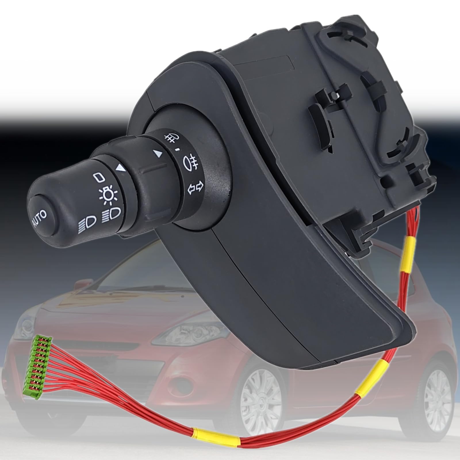 Interruttore Comando Indicatore Devioluce Devio Luci Compatibile con Clio 3 Kangoo 2 Modus 7701057090 8201590638