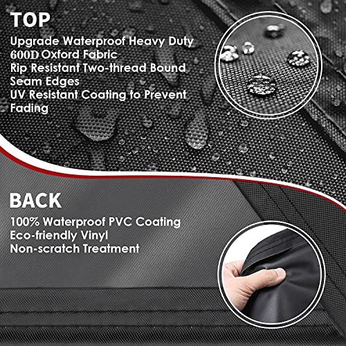 Matschküche Kinder Outdoor Spielküche Kinderküche Abdeckung wasserdichte 90×50×100 cm, Schwerlast 420D Spielküche… – Bild 6