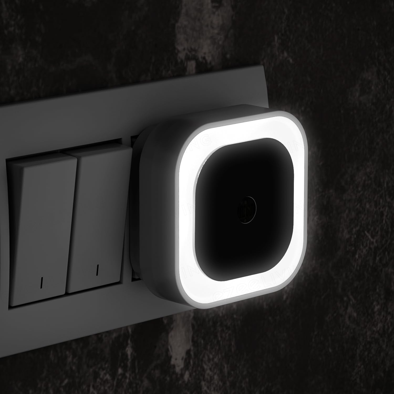 Green LED Night Light - Auto Sensor & Soft Glow -7