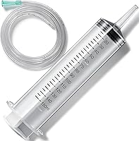 Vista 9 de 2 jeringas de 150 ml grandes, jeringas industriales de jardín de plástico para laboratorios científicos, medición, riego, relleno, filtración, usos