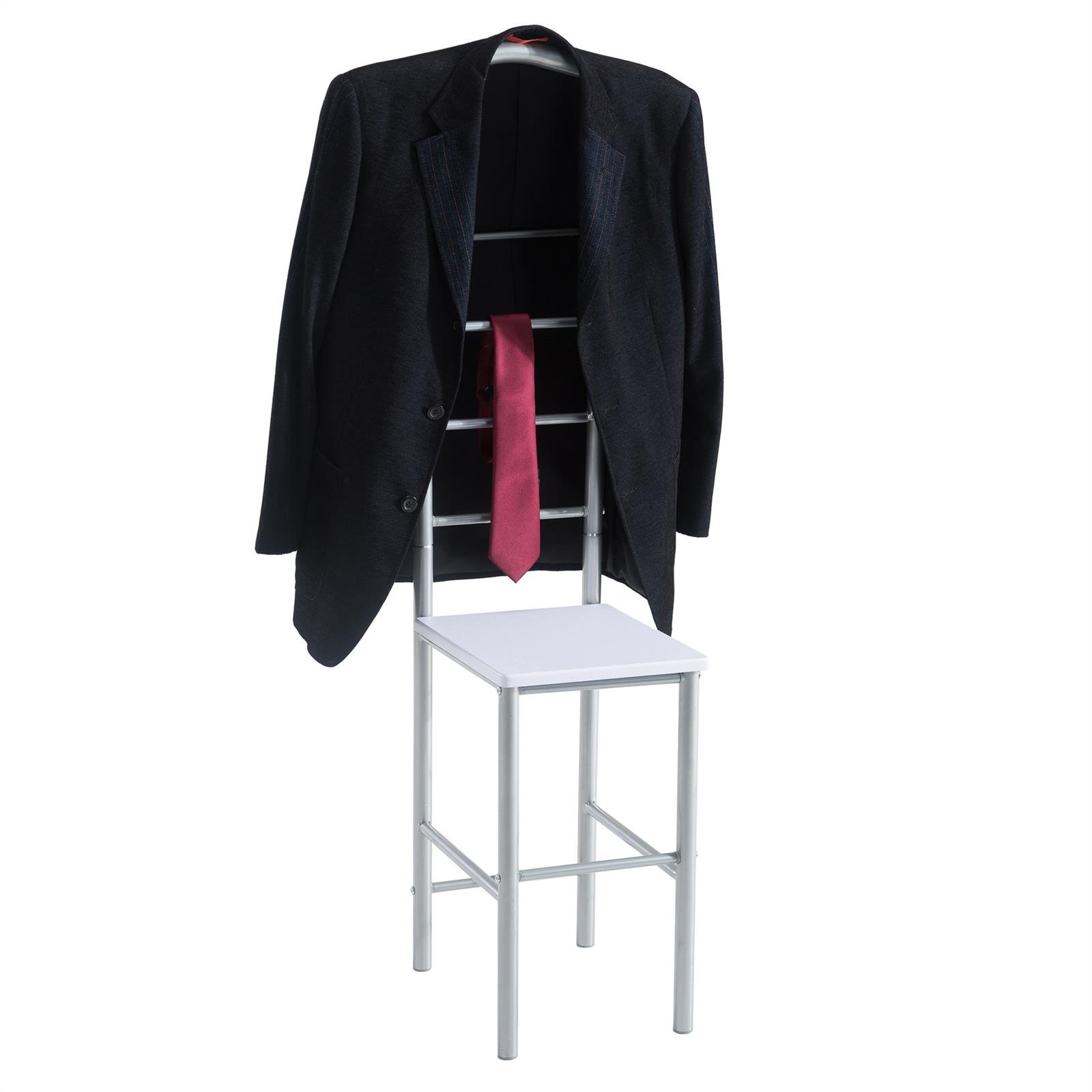 CARO-Möbel Jivo Dressboy Kledingrek in wit/wit, garderobe met