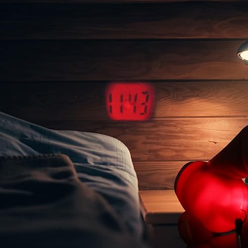 Miniatura 3 de Mini proyector Reloj portátil Llavero Reloj LED Proyección Reloj despertador Mini Proyección Reloj Digital Mini Reloj Digital Reloj Digital Portátil