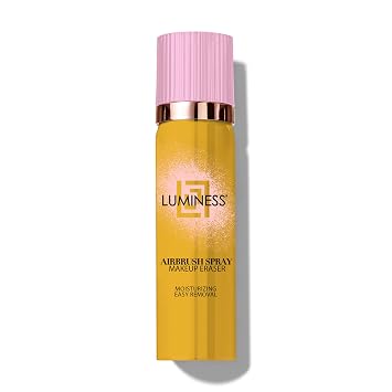LUMINESS Face & Eye Makeup Remover, Airbrush Spray Makeup Eraser 1.86 fl oz - Removes Longwear Cosmetics & Waterproof Formulas - Gentle -Make Up Remover for Soft, Smooth, Hydrated Skin