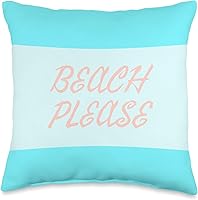 Vista 1 de Hotel Lima Shirts Beach Image - Almohada de 16 x 16 pulgadas, multicolor