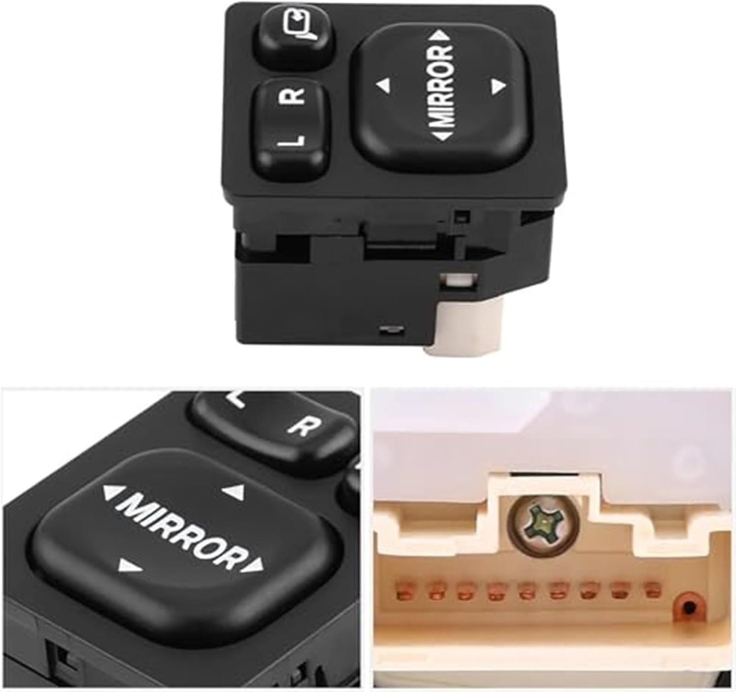 Car Side Mirror Switch for Corolla for Camry 84872‑52040 Car Rear View Folding Mirror Control Switch Car Rearview Mirror Switch
