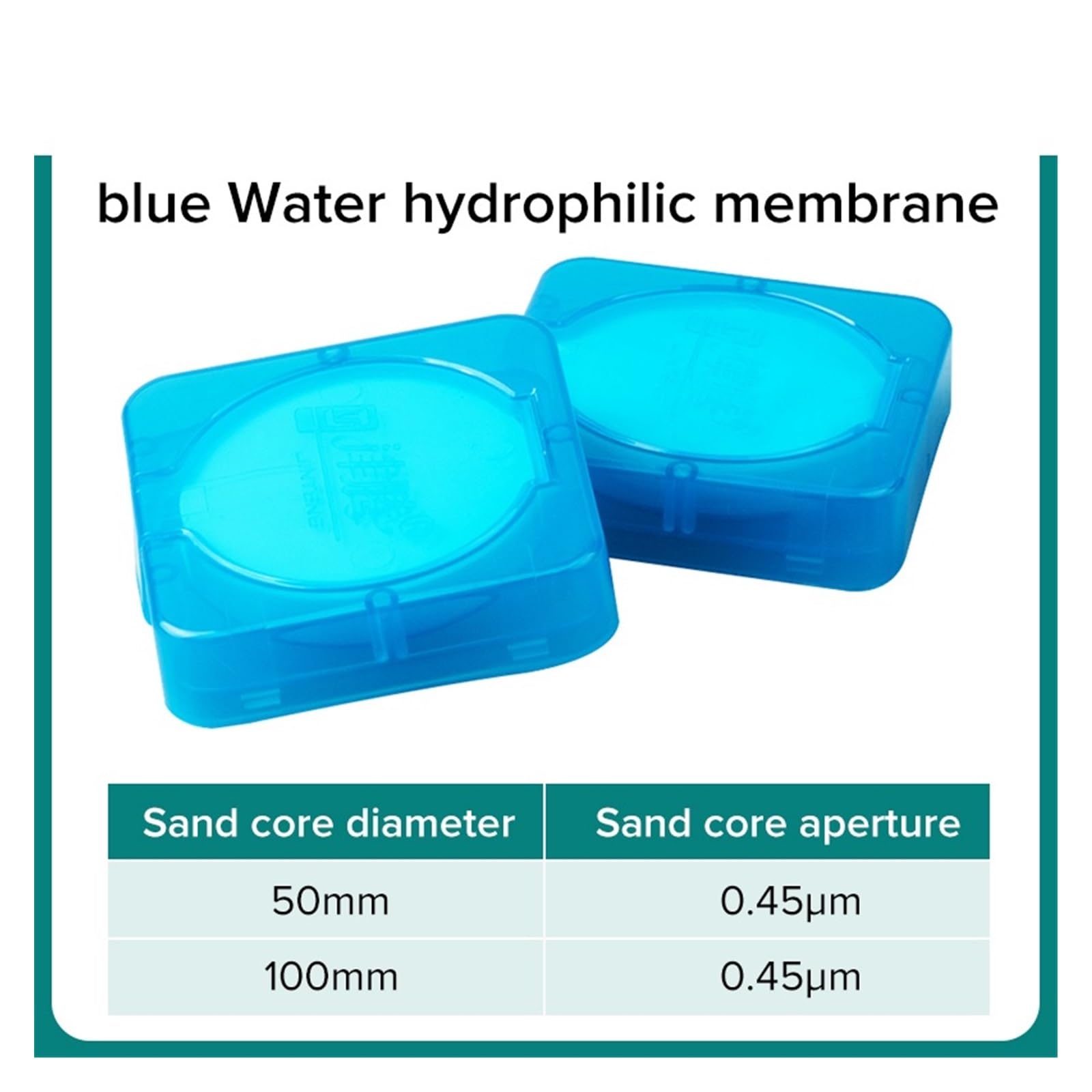 Laboratoryjna membrana do mikrofiltracji wody mikroporowata 0,45um 0,22um organiczna membrana do mikrofiltracji średnica 50mm 100mm(Organic 100mmx0.22um)