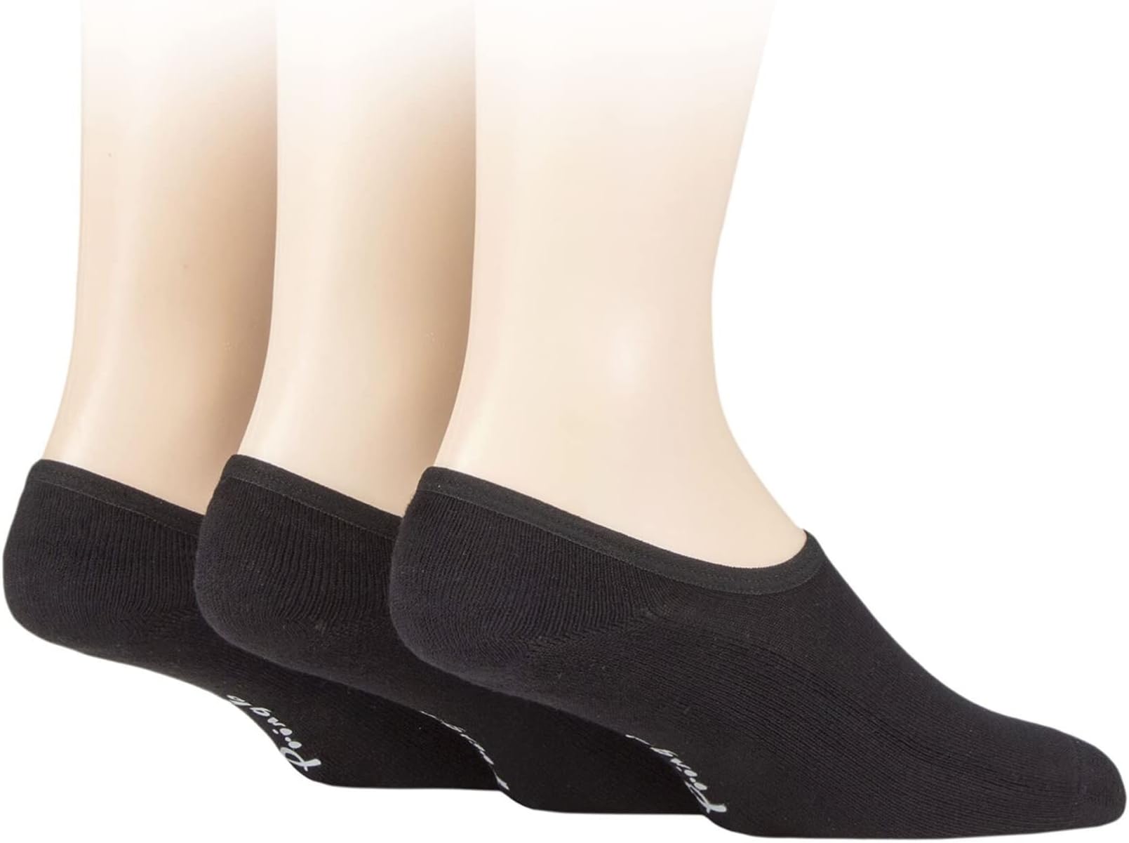Pringle of ScotlandMen's 3 Pair Pringle Plain Cotton Cushioned PED Socks