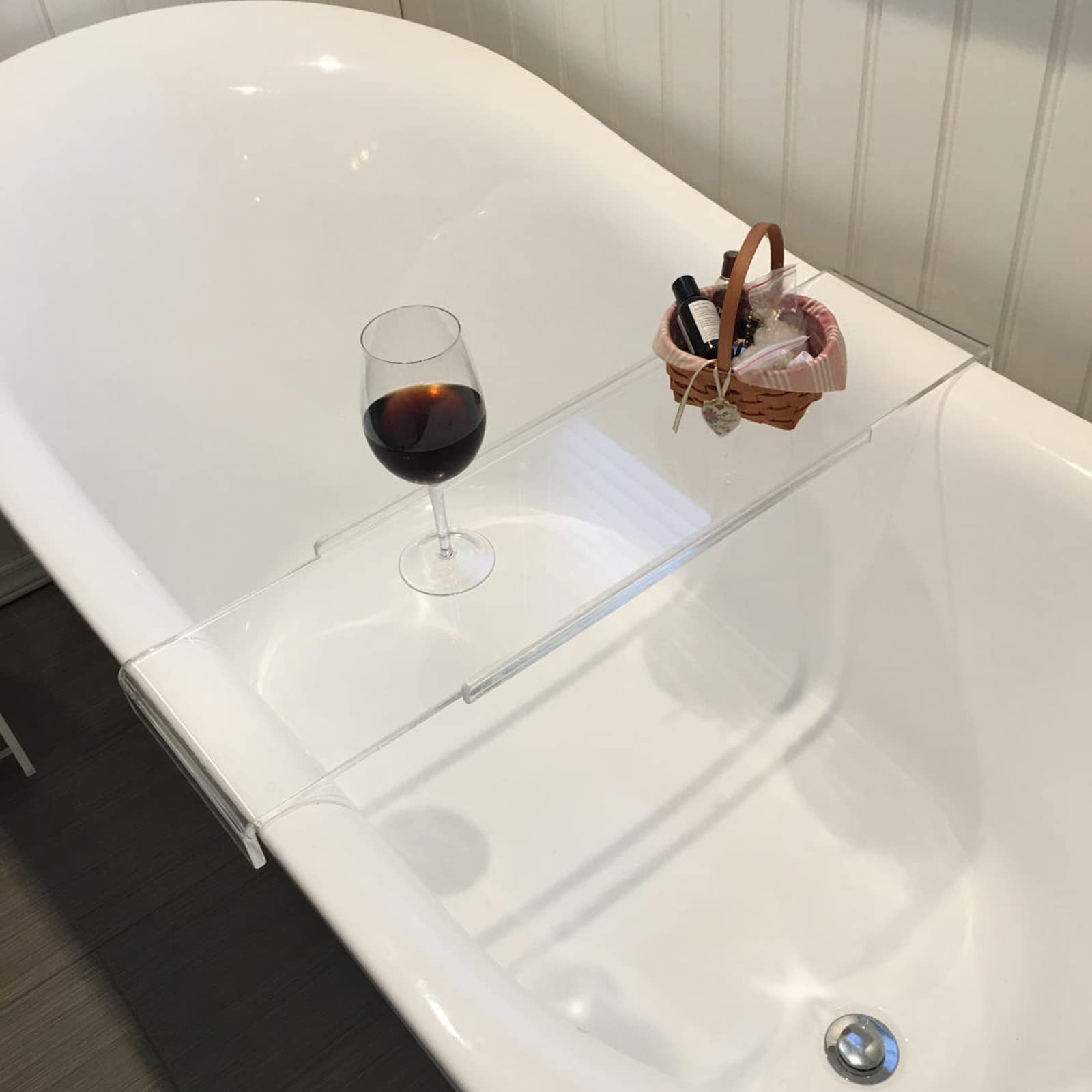 Étagère de baignoire pour un moment bien-être et spa
