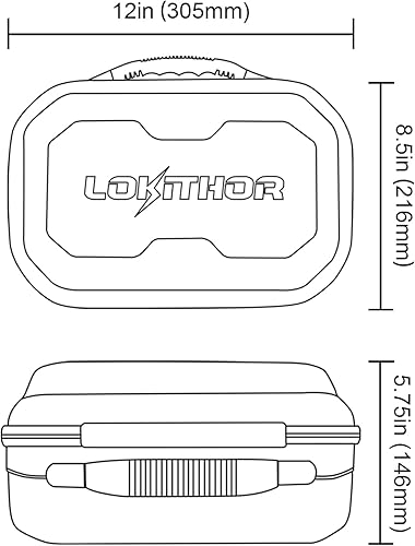 Miniatura 6 de JA-Series Bolsa EVA Funda de protección para JA300JA301JA302JA400JA401JA3000 Jump Starter con compresor de aire