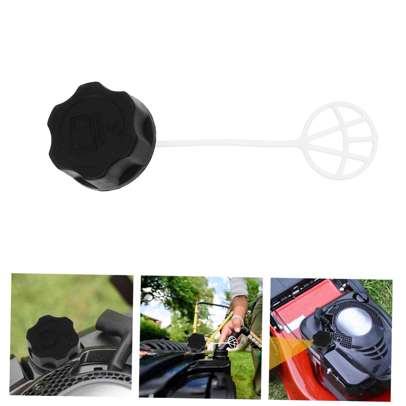 Tapa del Depósito de Aceite para Desbrozadora Negra de Plástico | Pieza de Repuesto para Brushcutter Tank, Uso en Garden Tool, Compatible 139fa Hs39