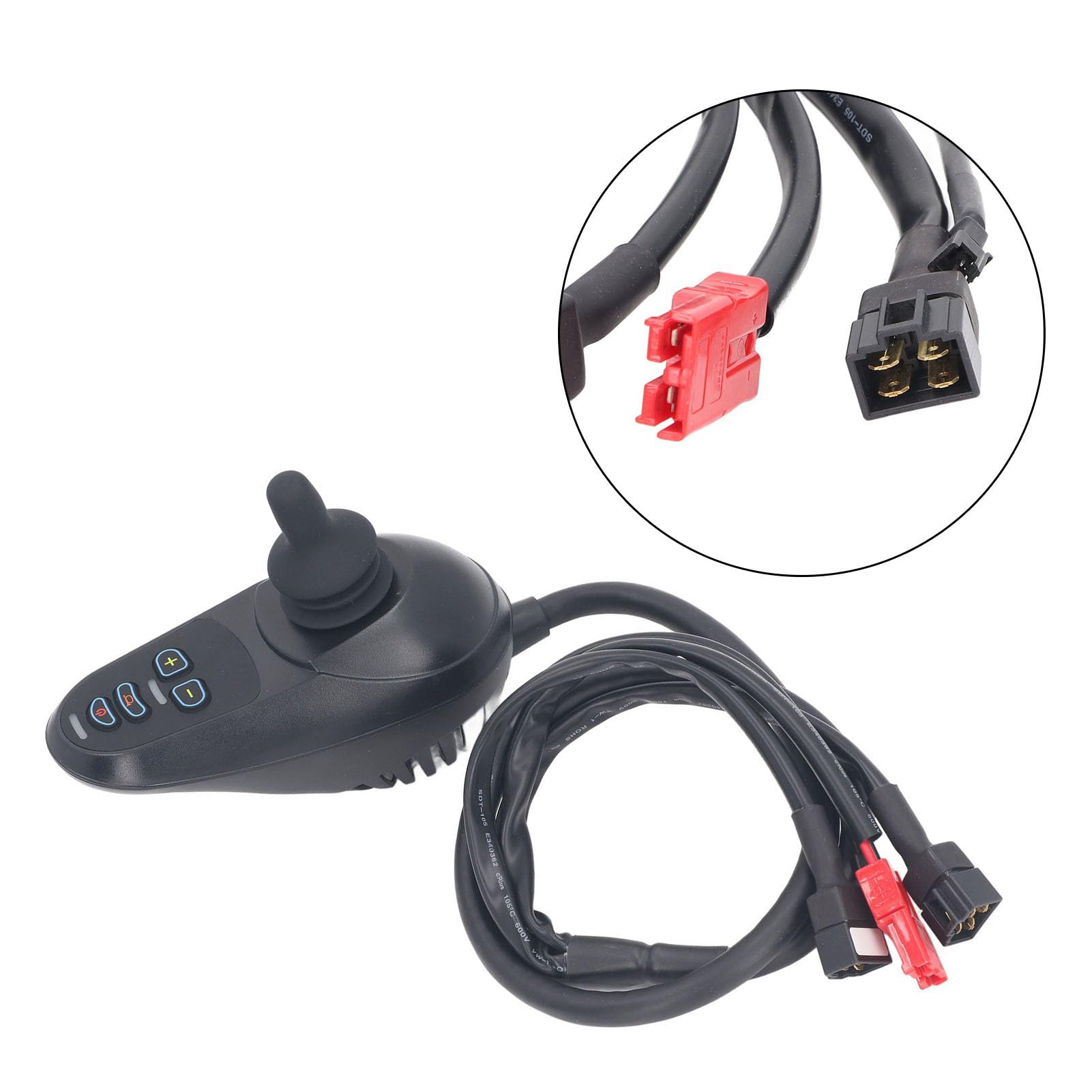 CHICIRIS Controlador de Potencia para Silla de Ruedas Eléctrica, Controlador de Joystick 45A de Alta Sensibilidad para Sillas de Ruedas con Motor Cepillado, Robots Inteligentes,