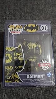 FKO FunkoPop Art Series #01 Batman(Black & Yellow) Target Exclusive with Hard Stack Protector